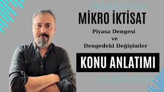 26- Mikro İktisat Ünite 6: Piyasa Dengesi ve Dengedeki Değişmeler