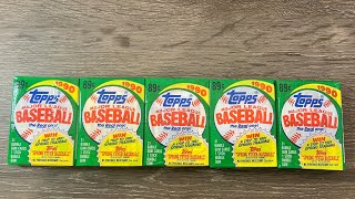 Opening Five Cello Packs Of 1990 Topps Baseball Cards - What A Hall Of Fame Haul We Made