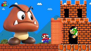 Super Mario Bros. but What if Mario touches everything turns REALISITC? | Game A