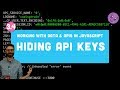 3.4 Hiding API Keys with Environment Variables (dotenv) and Pushing Code to GitHub
