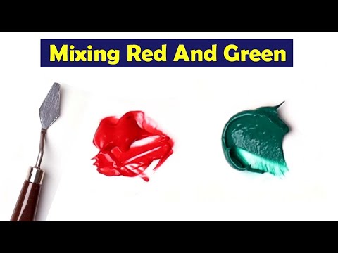 What color do you get if you mix red and green?