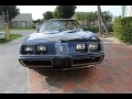 1980 trans am turbo tahoe blue special order gold trims