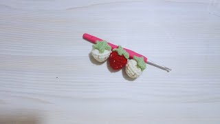 Crochet tutorial Strawberry mini| Móc quả dâu tay mini| San crochet