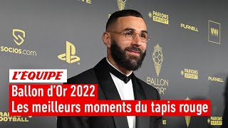 Ballon d'Or 2022 - Les meilleurs moments du tapis rouge