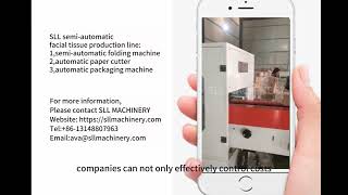 Semi automatic facial tissue production line/how to choose tissue paper making machine business