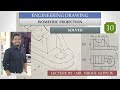 Engineering Drawing | Isometric Drawing Problem  10 | Easy Drawing Techniques | Learn with nikhil