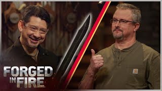 "THE BEAST FROM THE EAST" SAW BLADE CHALLENGE | Forged in Fire: Beat the Judges (Season 1)