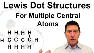 Lewis Dot Structures for Molecules with Multiple Central Atoms - How To Draw