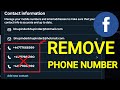 REMOVE PHONE NUMBER FROM FACEBOOK