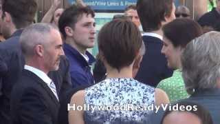 Shailene Woodley arrives at Kate Winslet's star ceremony in Hollywood