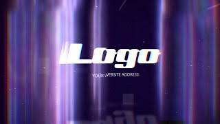 Glitch Glass Logo After Effects Templates