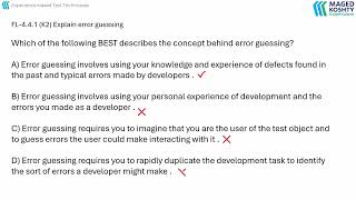 ISTQB Foundation: Explain error guessing