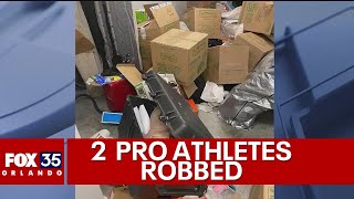 Thieves steal $40,000 worth of items, and car from 2 Central Florida athletes