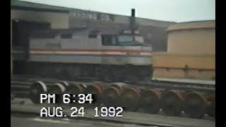 Amtrak Ride - #354 - Chicago to Jackson MI - August 24 1992