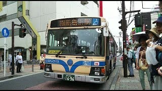 【横浜市営バス】104系統 鶴見駅入口～三ツ池公園北門間、右側車窓