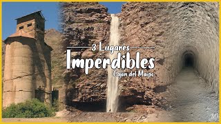 3 Lugares imperdibles Cajón del Maipo | Cascada Velo de la Novia, Pueblo El Volcán y Túnel El Tinoco