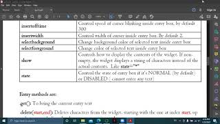 Lecture 3 GUI with Python: Entry and Checkbutton widgets