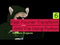 Fast Fourier Transform (FFT) analysis on wav file using python