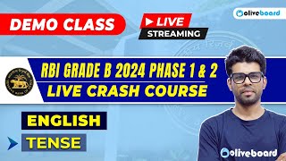 RBI Grade B 2024 Phase 1 & 2 | English | Crash Course | Tense