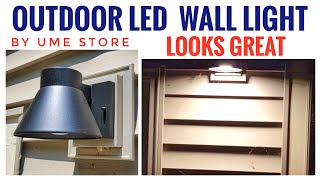 UME Outdoor LED Wall Light Review