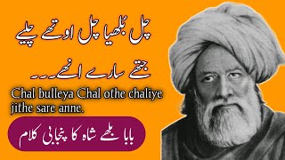 Chal bulleya Chal othe chaliye jithe sare anne | Baba Bulleh Shah Ka Punjabi Kalam| Sufi Kalam |