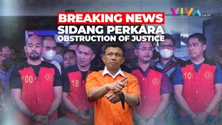 LIVE BREAKING NEWS : Sidang 6 Tersangka Obstruction of Justice Kasus Ferdy Sambo