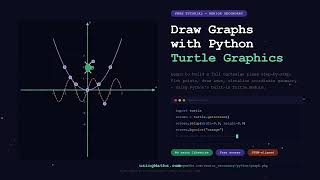 🐍 Free Python Tutorial: Drawing a Cartesian Plane with Turtle Graphics