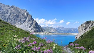 Lake Lünersee, Vorarlberg, Austria