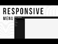 Responsive Menu | CSS - JQUERY Tutorial