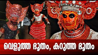 വെളുത്ത ഭൂതം, കറുത്ത ഭൂതം തെയ്യം (Velutha Bhootham, Karutha Bhootham) - ഭൂത-യക്ഷി ദേവതകൾ