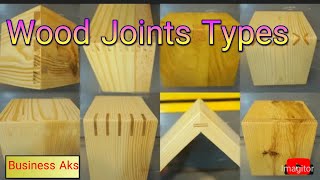 Simple wood corner joints / Woodworking joints types #shorts