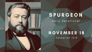 Charles Spurgeon devotional - November 18 - 