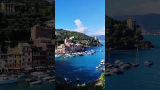 #Italy🇮🇹 #portofino  Views from #chiesa #chiese  di #sangiorgio #WalkingTour #italiancity #aerial