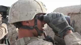 Marine snipers sight in on Helmand