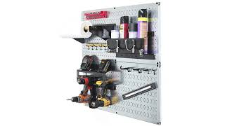 UPGRADE your Walls! Home Improvement Organization is Easy with Affordable Wall Control Pegboard