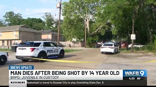 BRPD: Man dies after being shot by juvenile during argument