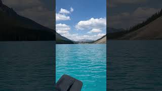 Canoeing in Moraine Lake #nature #morainelake  #canada