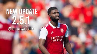 Efootball 2023 - Arsenal vs Chelsea | New Update Version 2.5.1 | PC
