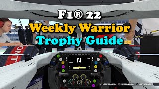 F1 22: Weekly Warrior Trophy Guide