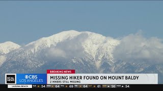 75-year-old hiker reported missing on Mt. Baldy located alive