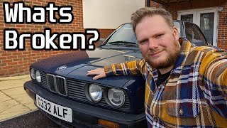 Everything that's wrong with my BMW E30