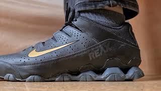 Nike Reax 8 TR black Gold On Feet Video