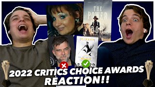 2022 Critics Choice Awards REACTION!!