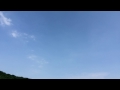 流れる雲のタイムラプス動画