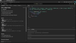 #LeetCode 2727 | Is Object Empty #Typescript