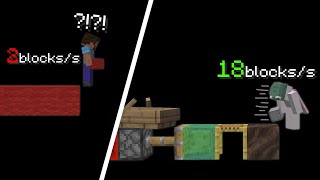 FASTEST way to BRIDGE in Minecraft