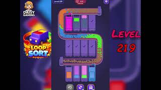 Loop Sort Level 219 Walkthrough