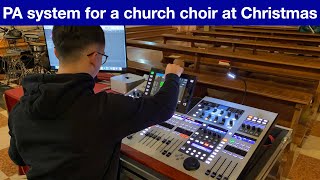 How I set up my PA system for a church choir at Christmas - start to finish (Ep.2)