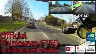 Thinkware F750 DashCam UnBoxing \u0026 Review