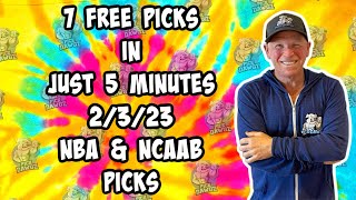 NBA & NCAAB Best Betting Picks & Predictions Friday 2/3/23 | 7 Picks